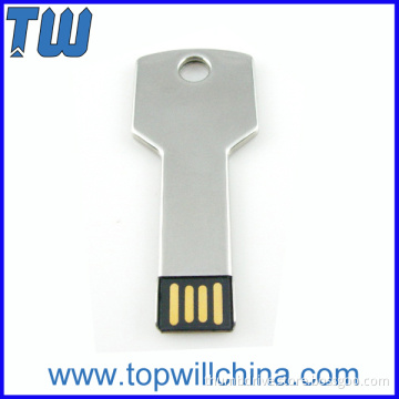 Stainless Key Usb Flash Drives Free Logo Printing